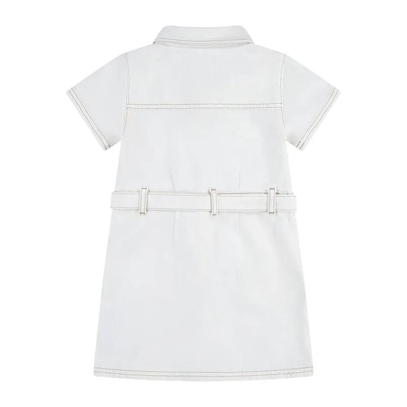 Robe chemise jean Organic Utility - Natural-2