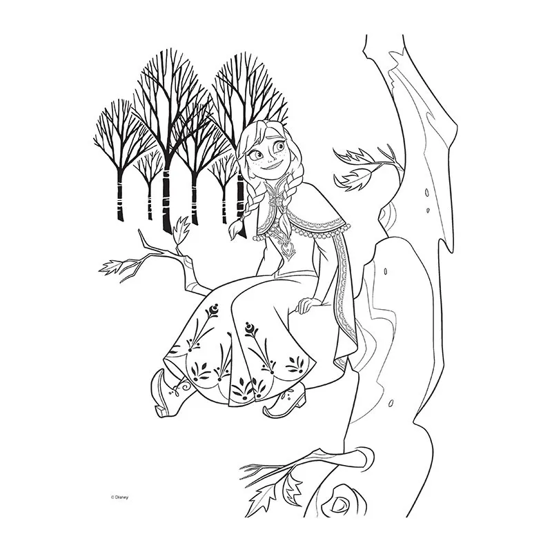 Stickers & Coloriage Reine des Neiges 100pcs - 36m+-1