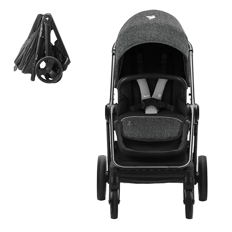 Poussette Compacte Modul Mix Noir - 6m+-0