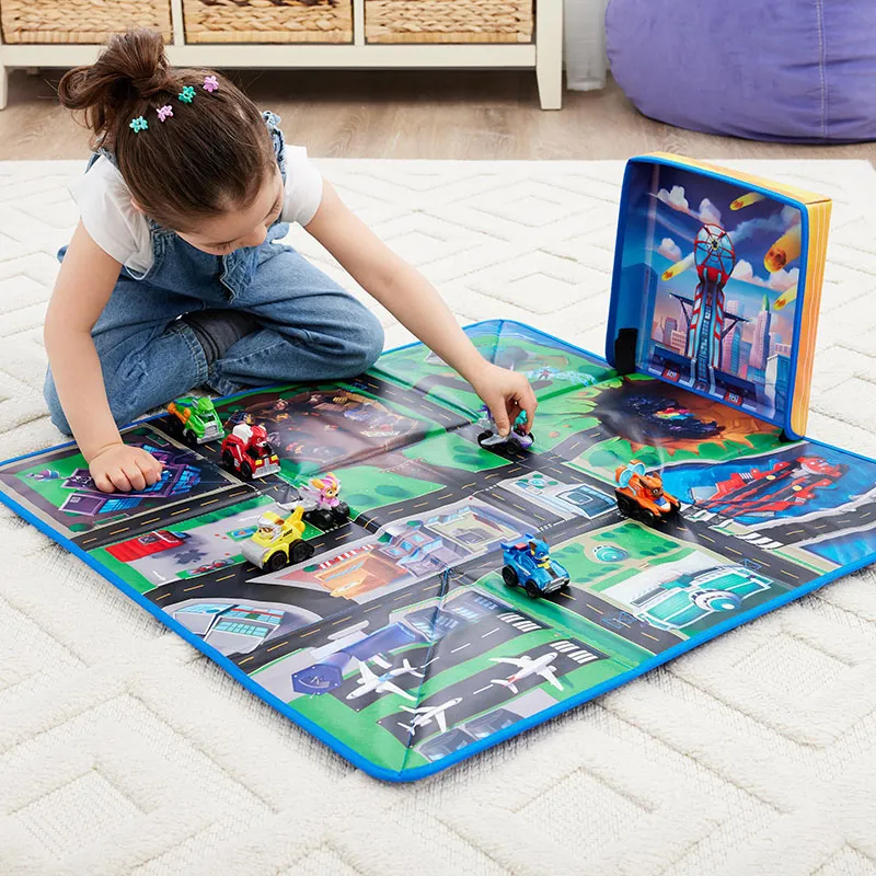 Coffre/Tapis de jeu 2en1 Pat'Patrouille + 2 voitures - 36m+-10