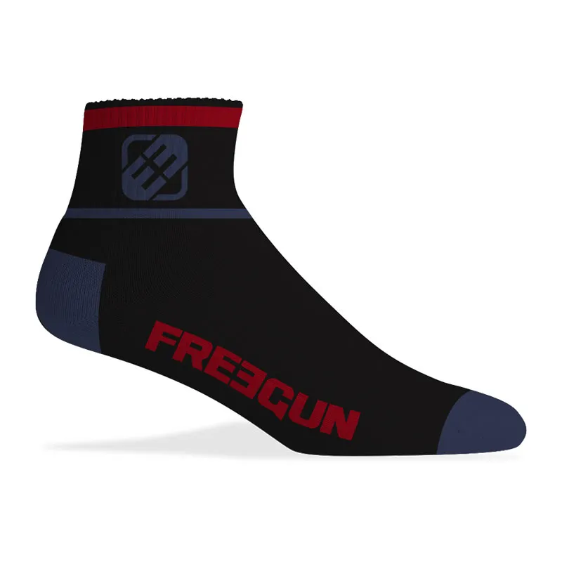 6 paires de socquettes Homme Logo - Noir/Gris/Blanc/Bleu-2