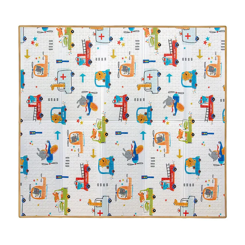 Tapis en mousse pliable double face Cirque/Voitures - 0m+-3