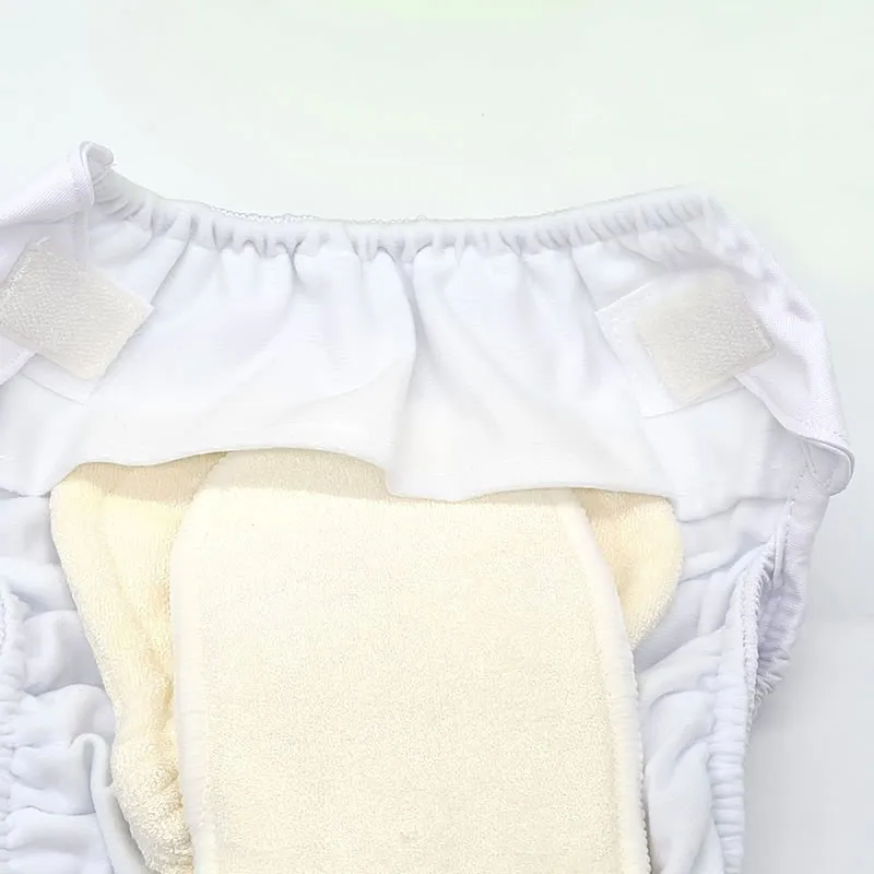 Pack 46pcs Couche évolutive absorption forte Bambou Blanc Aléat. - 3-17kg-3