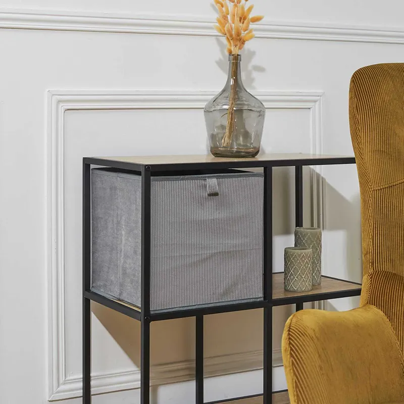 Cube de rangement pliable Giulia Aléat. - 30x30cm-7