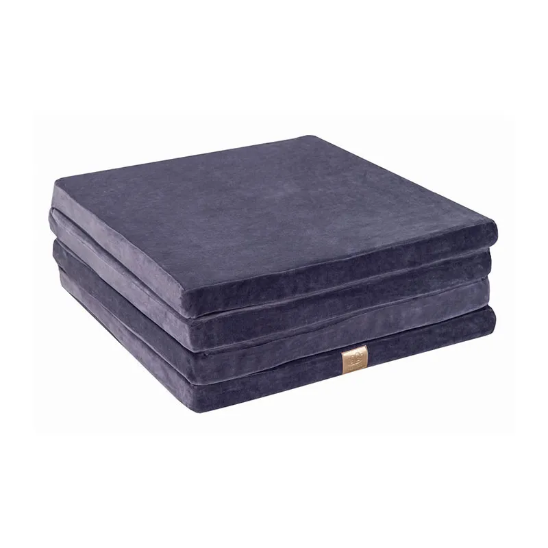 Tapis de jeu carré Bleu 120x120cm - 0m+-3