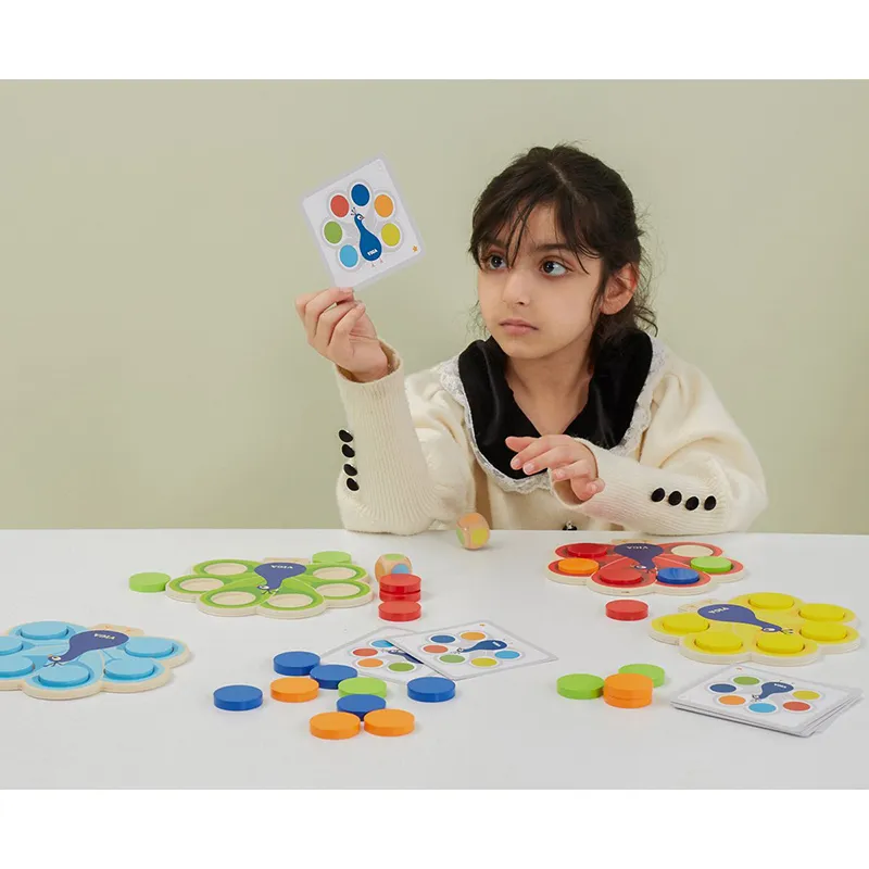 Jeu de couleurs Paon 62pcs - 36m+-2