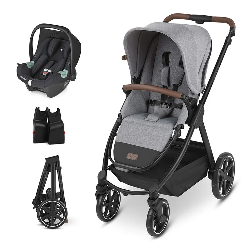 Duo Poussette Swing + Siège-auto Tulip Noir - 0m+-0