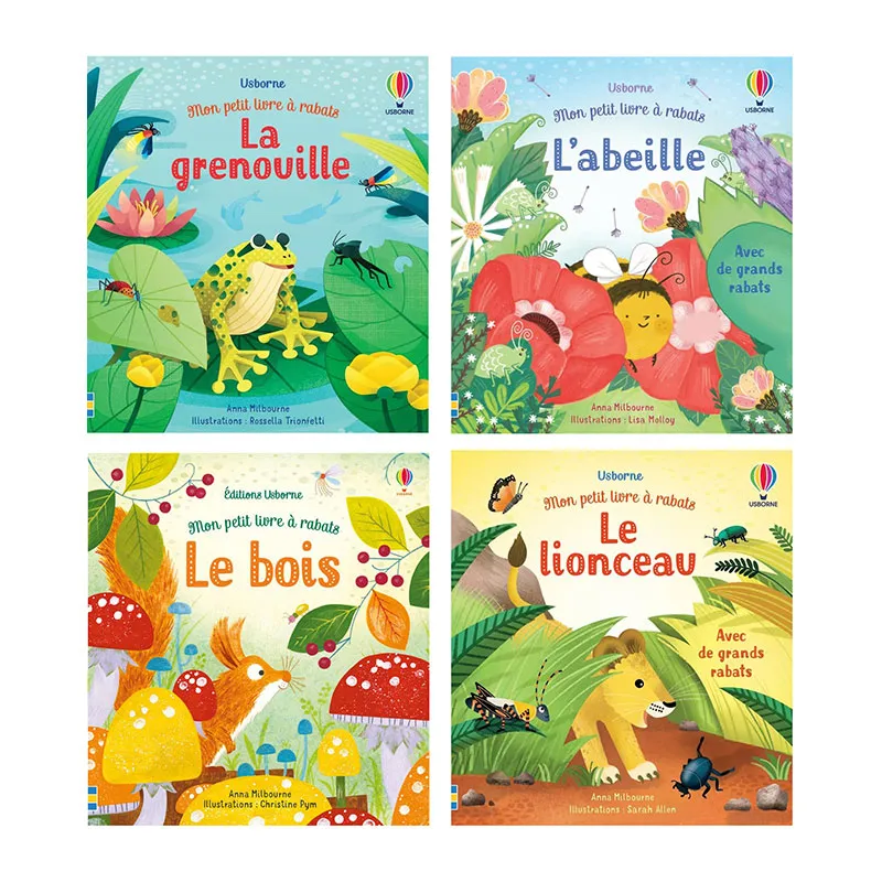 4 Livres Mon petit livre à rabats - 0m+-0