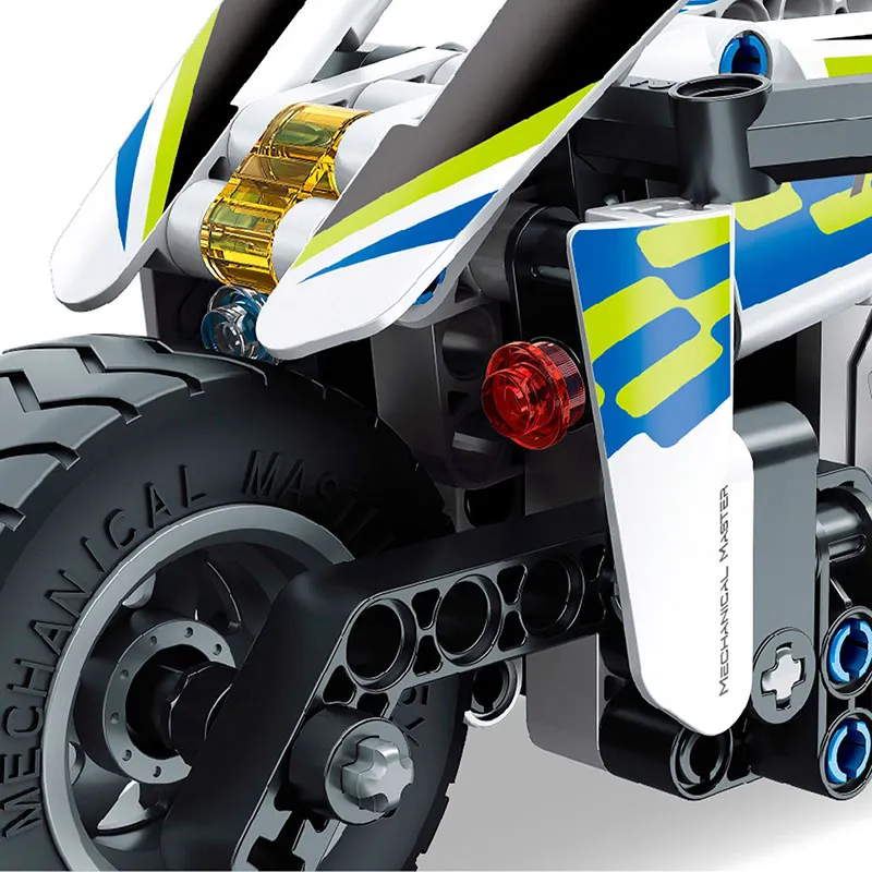 Moto de police à construire 199pcs - 6+-4