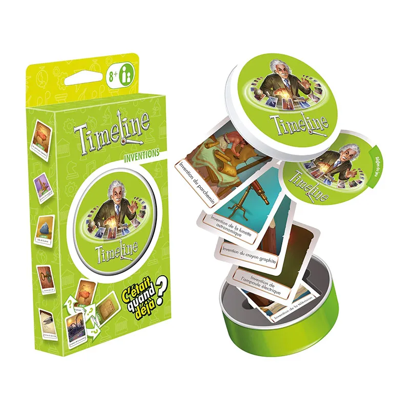 Jeu de société Timeline Inventions - 8+-0