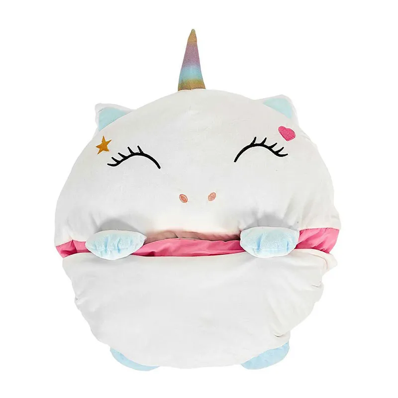 Sac de couchage Licorne Rose/Blanc - 130x50cm-4