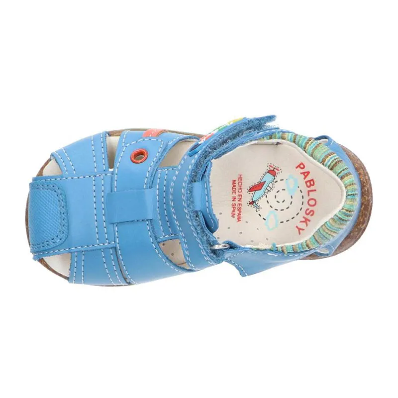Sandales scratch Rivet - Bleu-6