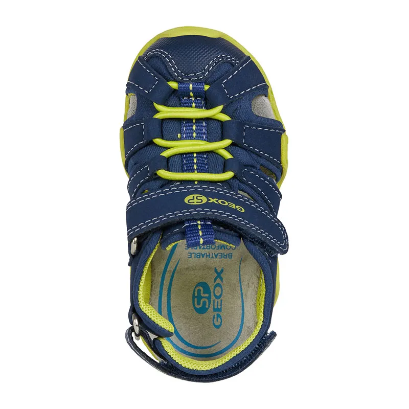 Sandales Kraze - Bleu Marine/Citron-10