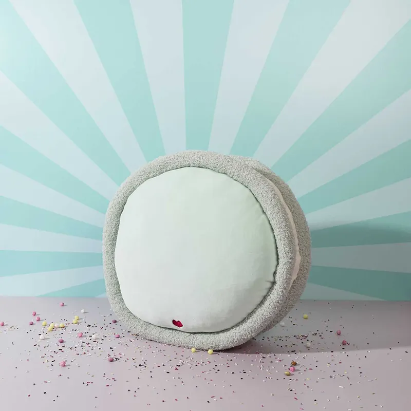 Peluche macaron Vert - 40cm-3
