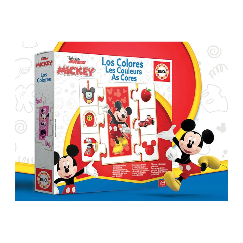 Jeu d'association Les Couleurs Mickey - 36m+-2