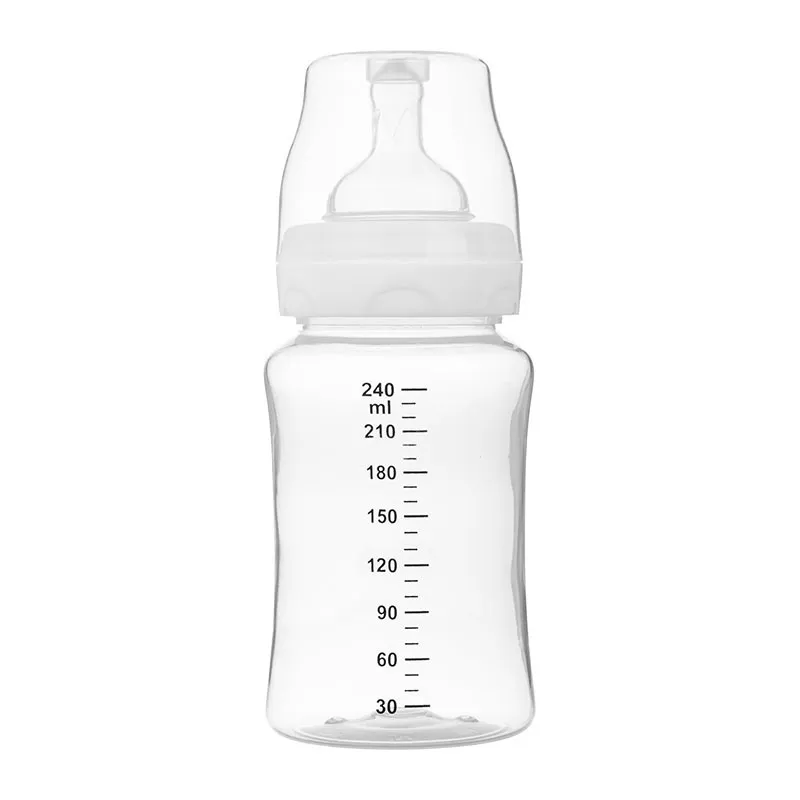 Biberon col large anti-colique 240 ml Blanc - 0m+-1