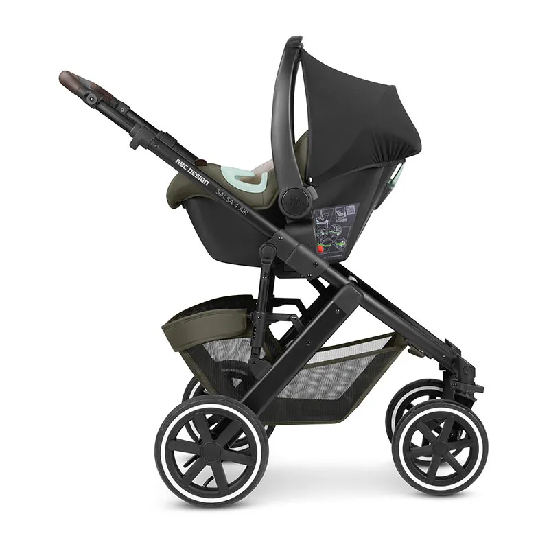 Trio Poussette Salsa 4 air + Nacelle + Siège-auto Wheat - 0m+-5