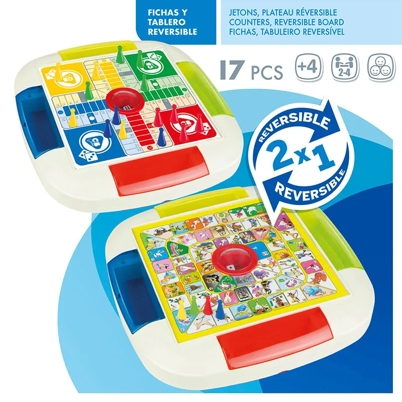 Jeu 2en1 Chevaux/Parchis - 4+-1