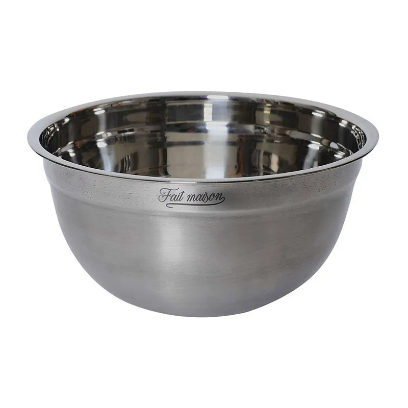 Bol mélangeur pâtissier Inox - 24x11cm-0