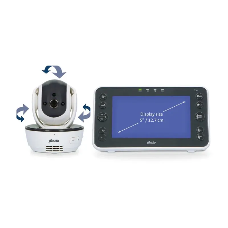 Babyphone DVM-200XL Caméra 5 - Blanc/Anthracite-1