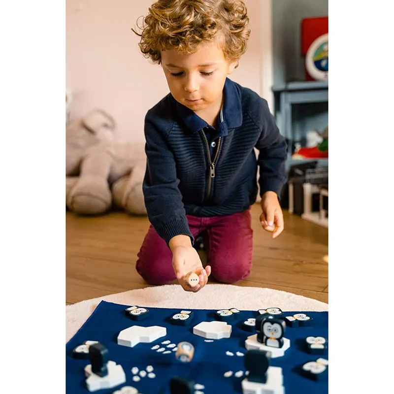 Jeu de société Mon 1er jeu Plouf Pingouins 31pcs - 36m+-3