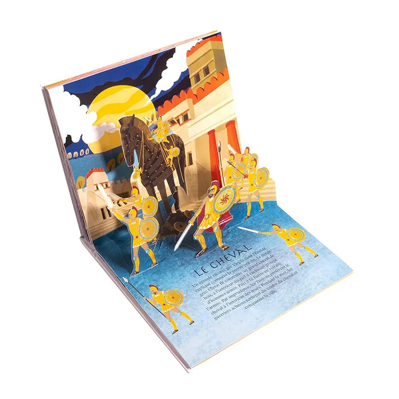 8 Fabuleux pop-up Troie Antique - 6+-2