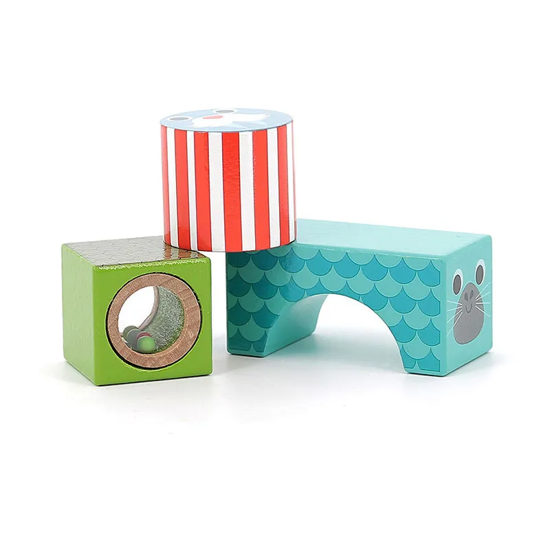 Cubes sonores Mer Ingela P.Arrhenius 11pcs - 18m+-2