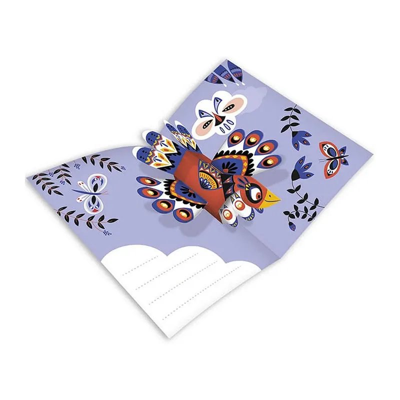 4 Cartes pop-up Animaux à créer - 6+-6