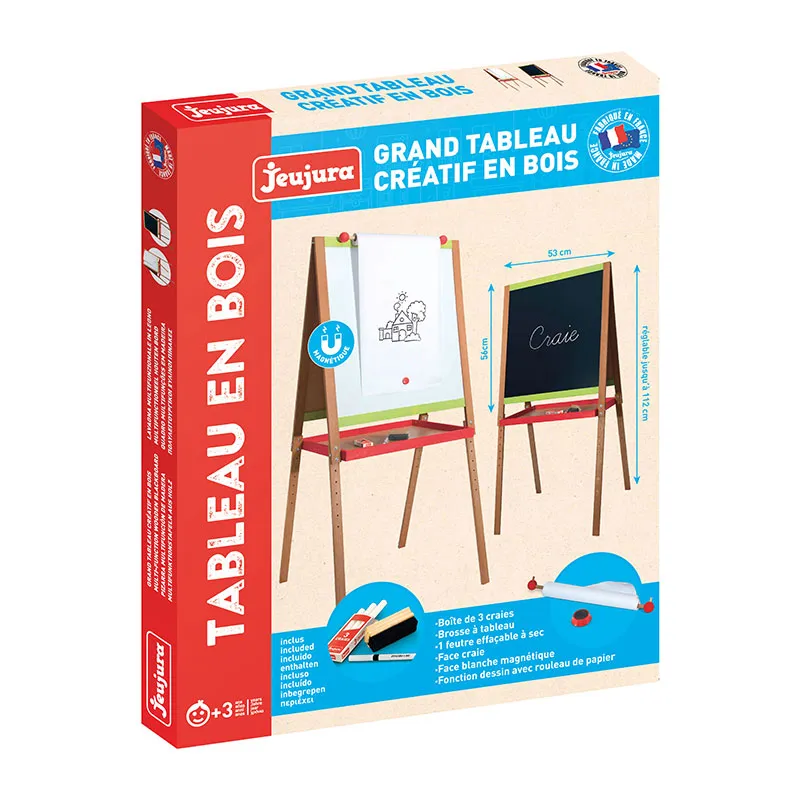 Grand tableau créatif en bois - 36m+-3
