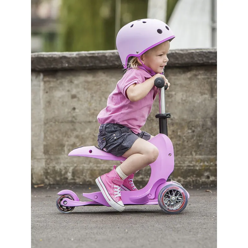 Trottinette évolutive mini2go Deluxe+ Rose -  12m+-7