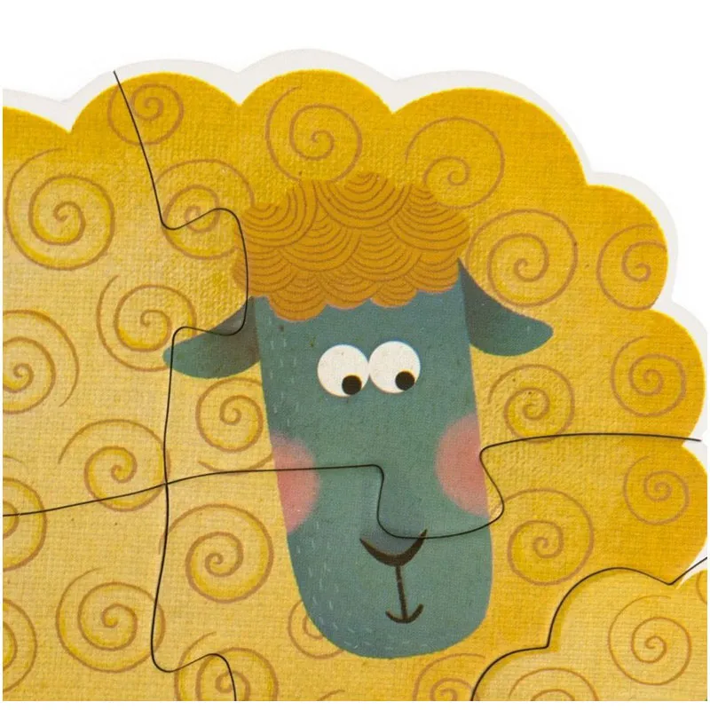 Mon 1er Puzzle Animaux/Bébé 21pcs - 24m+-8