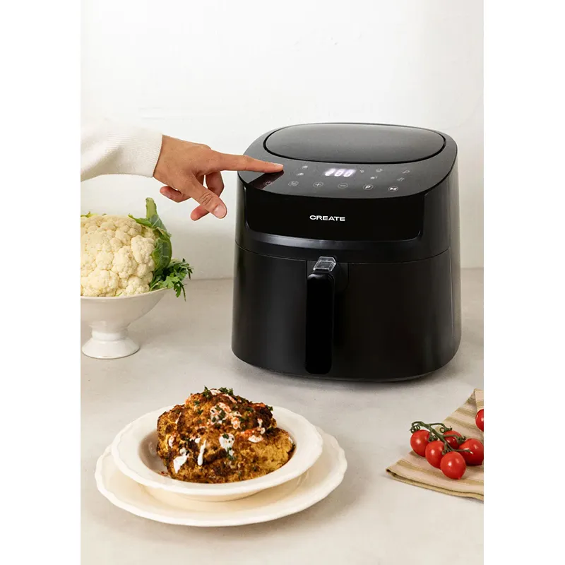Friteuse Air fryer large Pro Noir - 6,2L-5