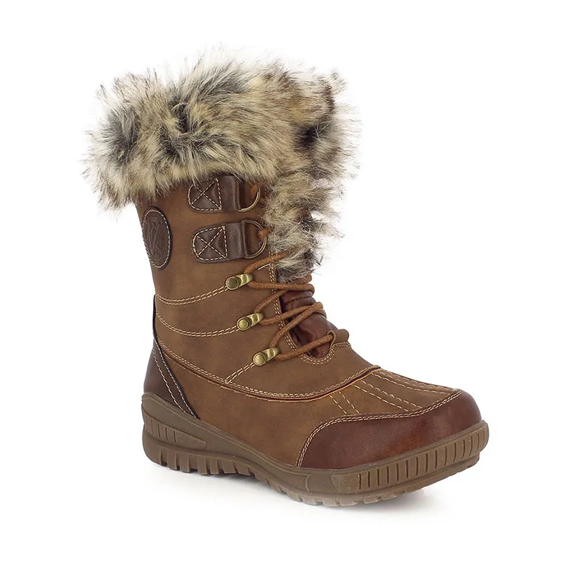 Bottes de neige Elena - Marron - KIMBERFEEL-0