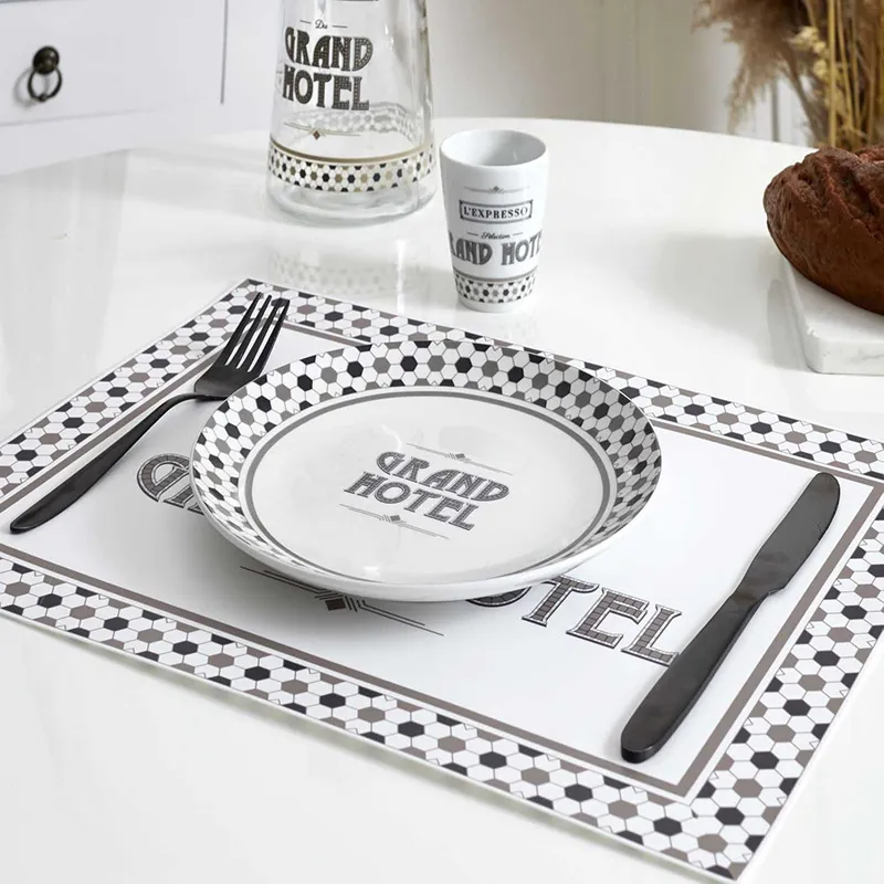 6 Assiettes Grand Hôtel - ø20cm-0