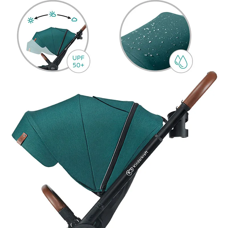 Duo Poussette + Nacelle Evolution Cocoon Vert - 0m+-15