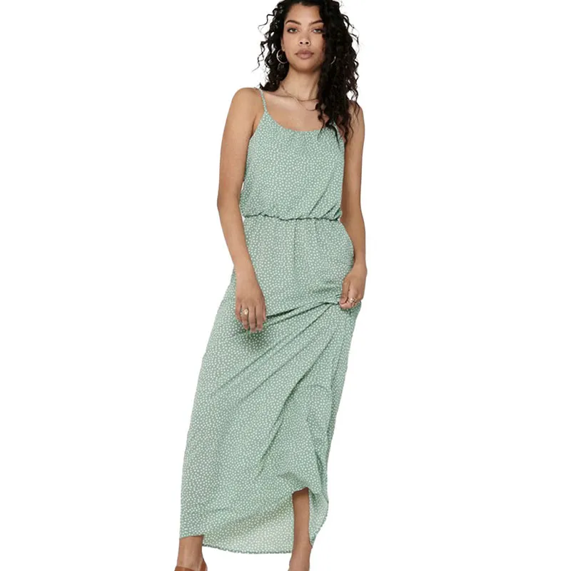 Robe longue Winner - Vert | Chinois Green-0