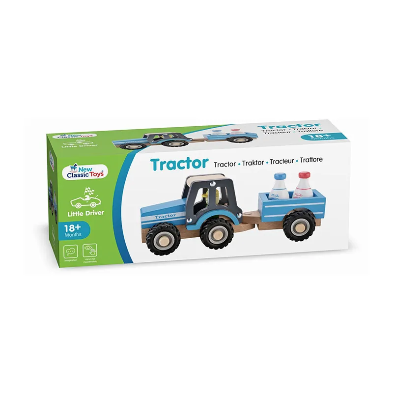 Tracteur avec Remorque + Bidon de lait - 18m+-4