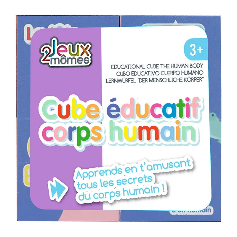 Cube éducatif Corps humain - 28,5x7x7cm-7