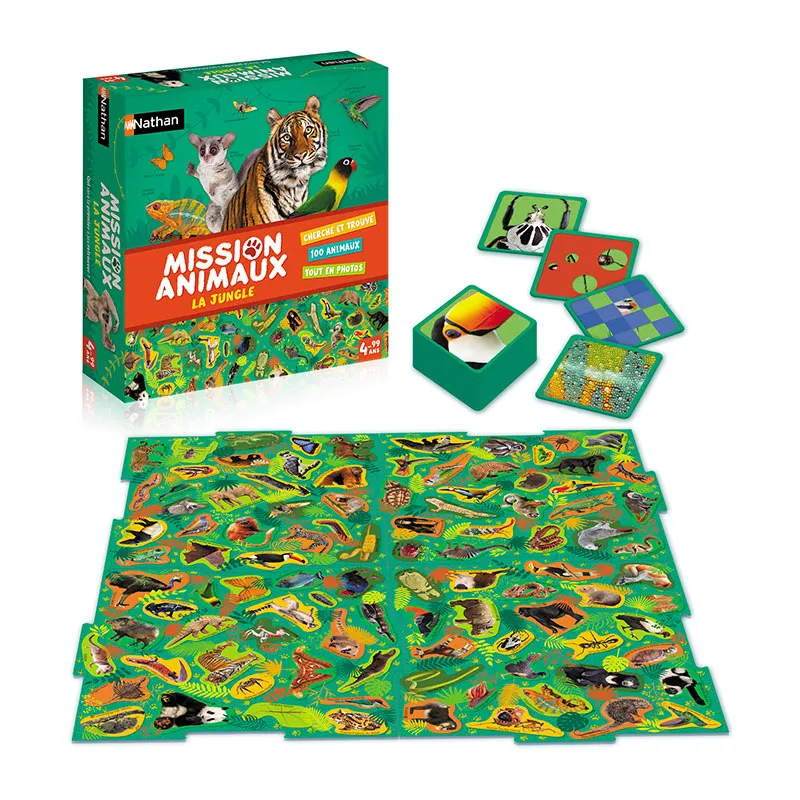 Jeu de société Mission animaux La jungle 105pcs - 4+-1