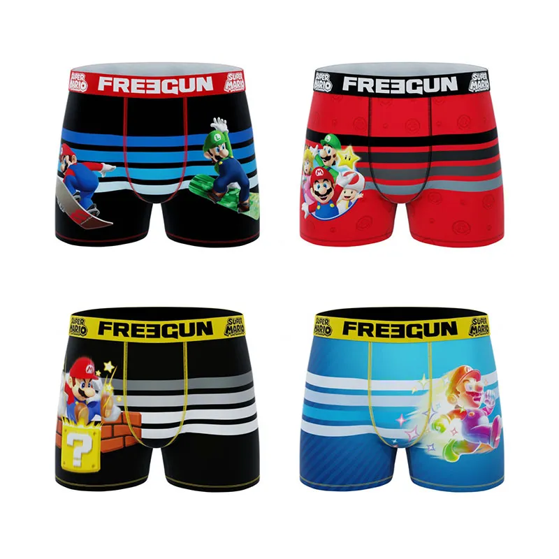 4 Boxers Enfant Super Mario Bros - Multi.-0