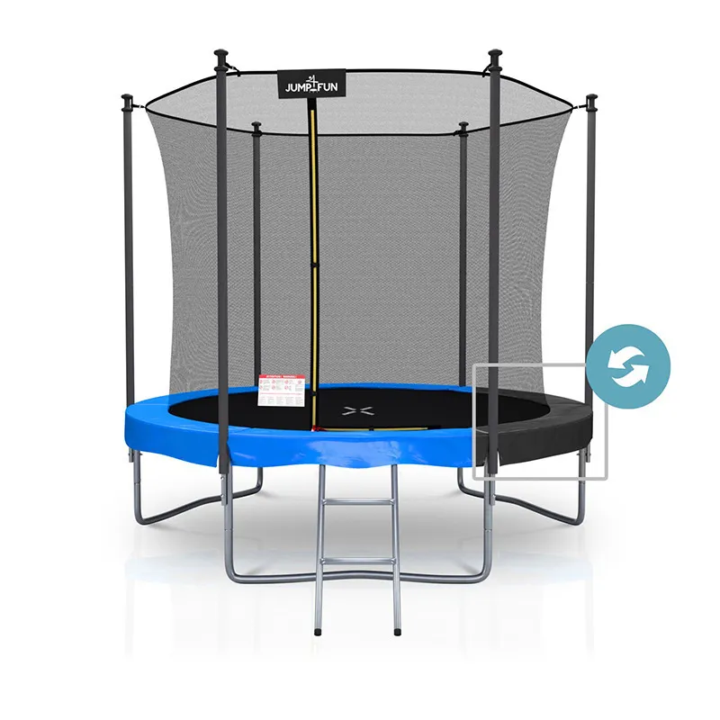 Trampoline 8FT Réversible Bleu/Noir - ø244cm-0