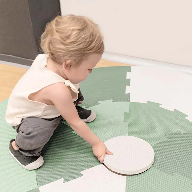 Tapis de jeux à assembler Playmat Vert - 18m+-4