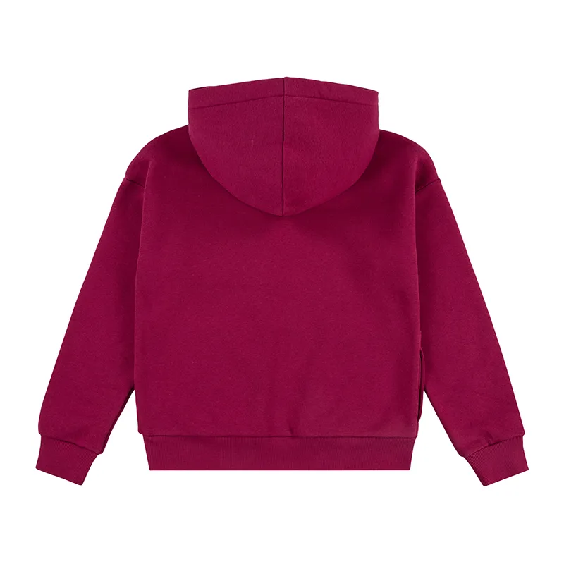 Sweat à capuche Junior Batwing - Red Plum-1
