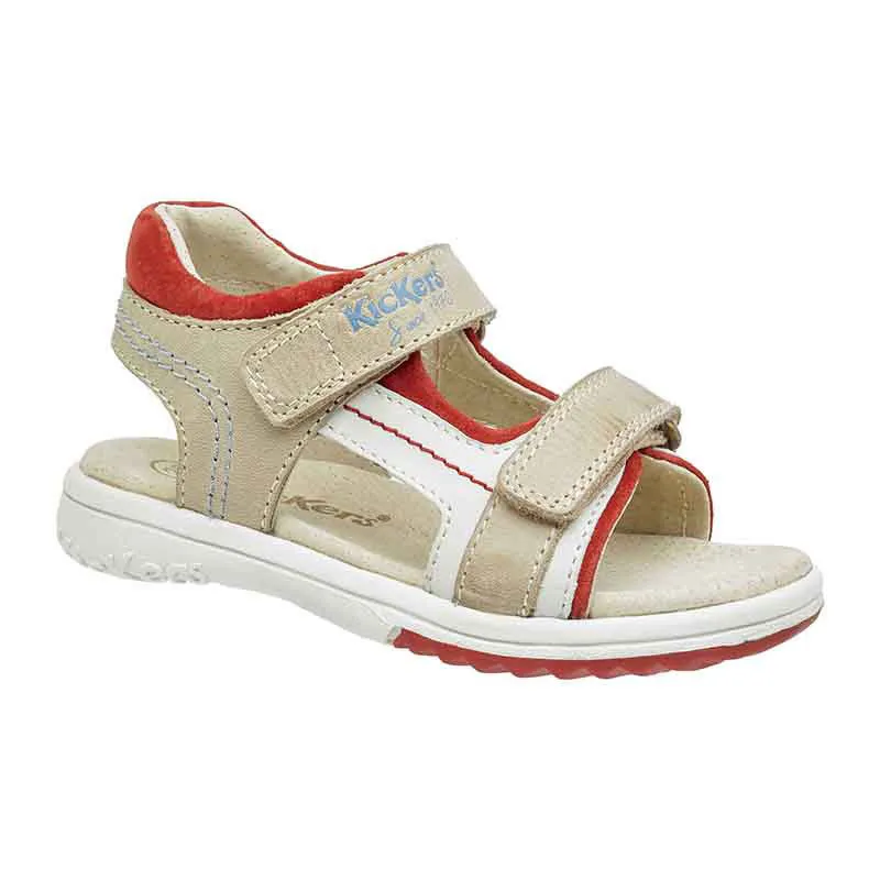 Sandales Platino - Gris/Rouge-0