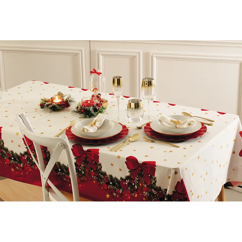 Nappe Coton Guirlande - 140x360cm-2
