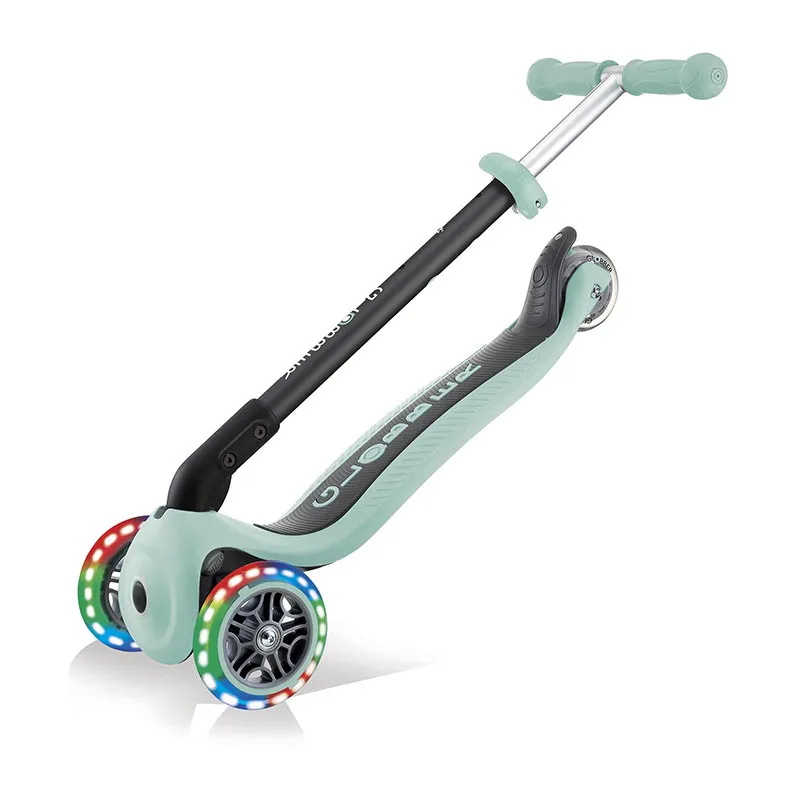 Trottinette évol. Go up Fold. Plus Lights Pastel Menthe - 15m+-6