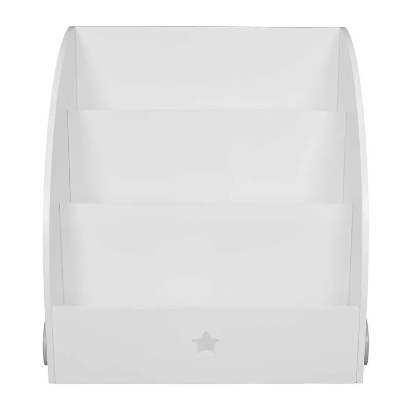 Bibliothèque Maeva Blanc/Gris - 60x45x60cm-3