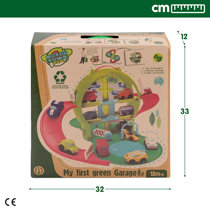 Parking bioplastique avec 1 voiture - 18m+-7