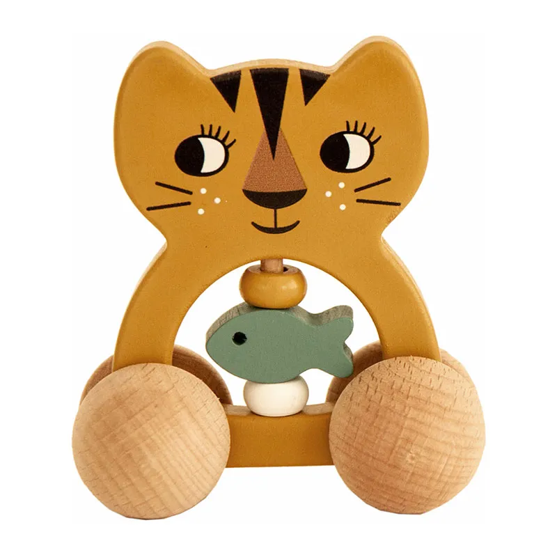 Jouet qui roule Bois Tigre - 12m+-4