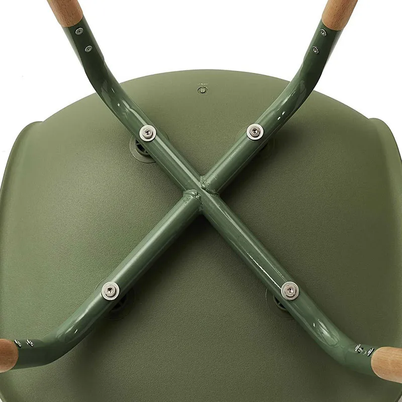 4 Chaises Scandi. Phenix Vert - 49x45,8x85,8cm-5